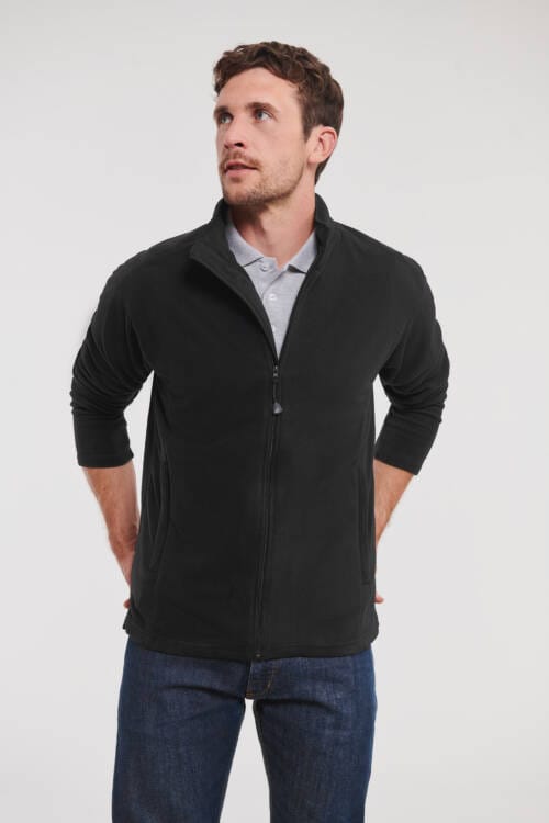 RUSSELL Mens Full Zip Microfleece