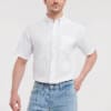 RUSSELL Mens Short Sleeve Classic Oxford Shirt