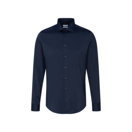 Seidensticker SLIM Langarm-Hemd, Twill, New Kent-Kragen