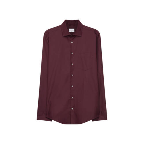 Seidensticker SLIM Langarm-Hemd, Twill, New Kent-Kragen SLIM Langarm-Hemd, Twill, New Kent-Kragen – 37, rot-49