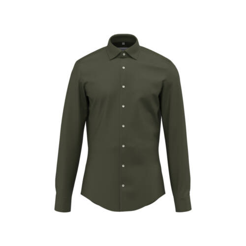 Seidensticker SLIM Langarm-Hemd, Twill, New Kent-Kragen SLIM Langarm-Hemd, Twill, New Kent-Kragen – 37, butternut-77