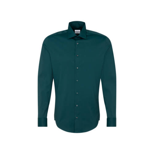 Seidensticker SLIM Langarm-Hemd, Twill, New Kent-Kragen SLIM Langarm-Hemd, Twill, New Kent-Kragen – 36, grün-78