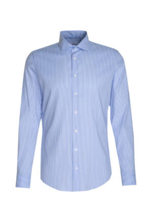 Seidensticker SLIM Langarm-Hemd, Twill, New Kent-Kragen