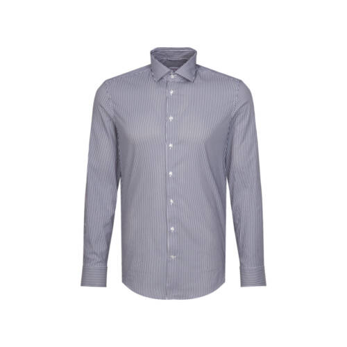 Seidensticker SLIM Langarm-Hemd, Twill, New Kent-Kragen SLIM Langarm-Hemd, Twill, New Kent-Kragen – 36, dunkelblau-19