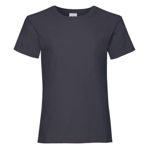 Fruit of the Loom Girls Valueweight T Girls Valueweight T – 104, Deep Navy-AZ