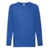 Fruit of the Loom Kids Valueweight Long Sleeve T Kids Valueweight Long Sleeve T – 104, Royal Blue-51