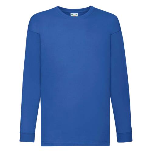 Fruit of the Loom Kids Valueweight Long Sleeve T Kids Valueweight Long Sleeve T – 104, Royal Blue-51