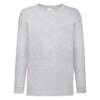 Fruit of the Loom Kids Valueweight Long Sleeve T Kids Valueweight Long Sleeve T – 104, Heather Grey-94