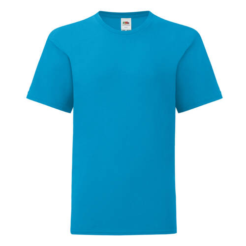 Fruit of the Loom Kids Iconic 150 T Kids Iconic 150 T – 104, Azure Blue-ZU