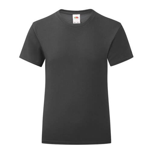 Fruit of the Loom Girls Iconic 150 T Girls Iconic 150 T – 104, Black-36