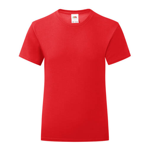 Fruit of the Loom Girls Iconic 150 T Girls Iconic 150 T – 104, Red-40