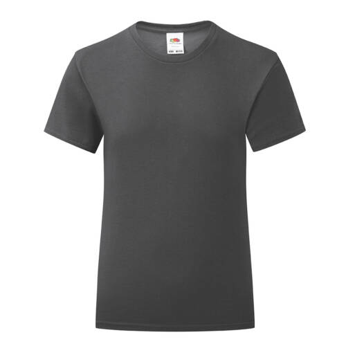 Fruit of the Loom Girls Iconic 150 T Girls Iconic 150 T – 104, Light Graphite-GL