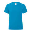 Fruit of the Loom Girls Iconic 150 T Girls Iconic 150 T – 104, Azure Blue-ZU