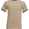 Fruit of the Loom Valueweight Ringer T Valueweight Ringer T – S, khaki/graphite-17