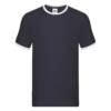 Fruit of the Loom Valueweight Ringer T Valueweight Ringer T – 2XL, Navy/White-22