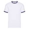 Fruit of the Loom Valueweight Ringer T Valueweight Ringer T – 2XL, White/Navy-ZA