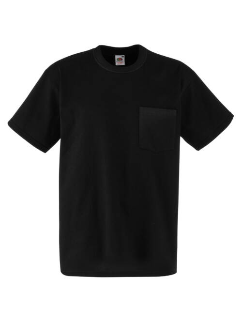 Fruit of the Loom Heavy Pocket T Heavy Pocket T – 2XL, schwarz-36