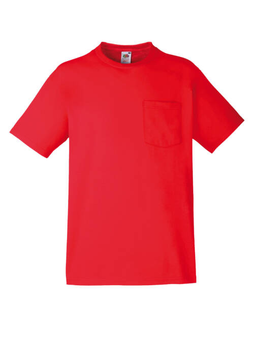 Fruit of the Loom Heavy Pocket T Heavy Pocket T – 2XL, rot-40
