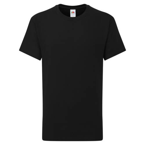 Fruit of the Loom Kids Iconic 195 T Kids Iconic 195 T – 104, Black-36