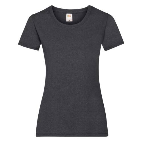 Fruit of the Loom Ladies Valueweight T Ladies Valueweight T – 2XL, Dark Heather Grey-HD