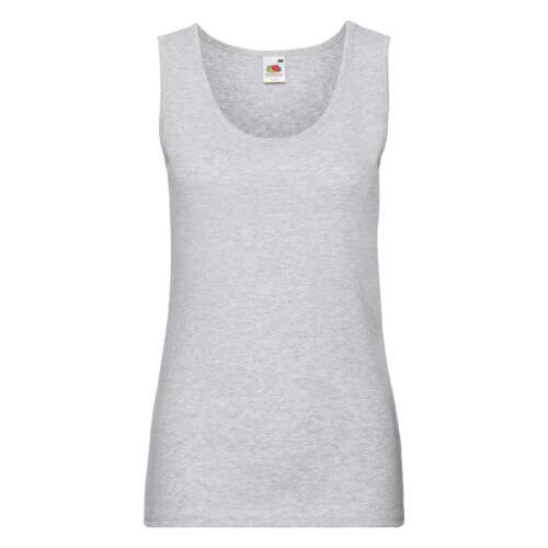 Fruit of the Loom Ladies Valueweight Vest Ladies Valueweight Vest – 2XL, Heather Grey-94