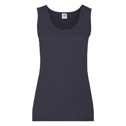 Fruit of the Loom Ladies Valueweight Vest Ladies Valueweight Vest – 2XL, Deep Navy-AZ