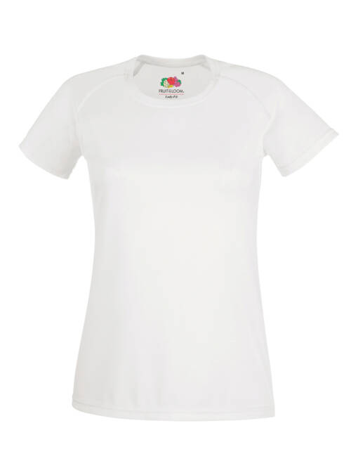 Fruit of the Loom Ladies Performance T Ladies Performance T – 2XL, weiß-30