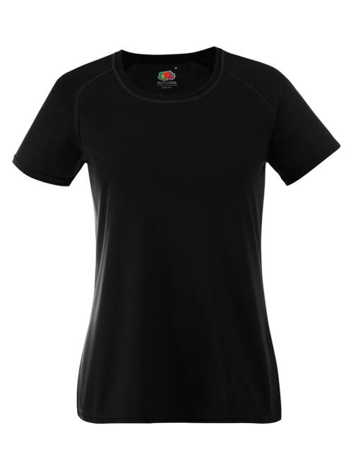 Fruit of the Loom Ladies Performance T Ladies Performance T – 2XL, schwarz-36