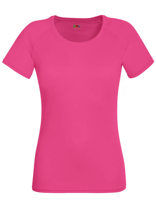Fruit of the Loom Ladies Performance T Ladies Performance T – 2XL, Fuchsia-57