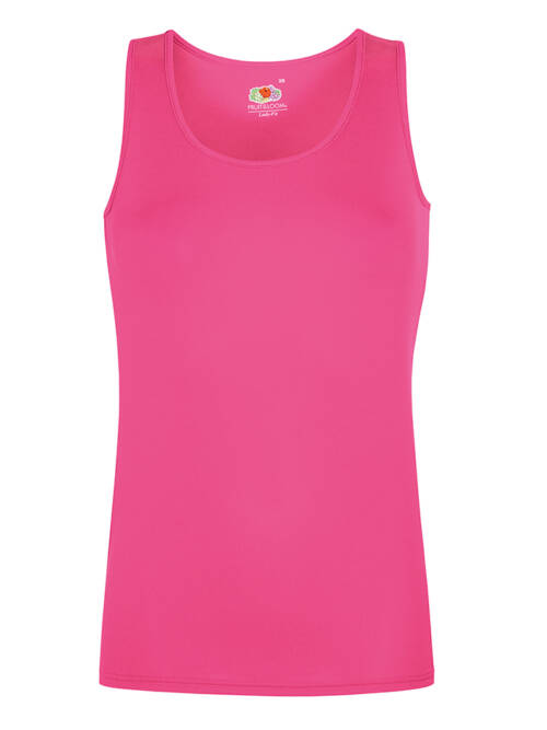 Fruit of the Loom Ladies Performance Vest Ladies Performance Vest – 2XL, Fuchsia-57