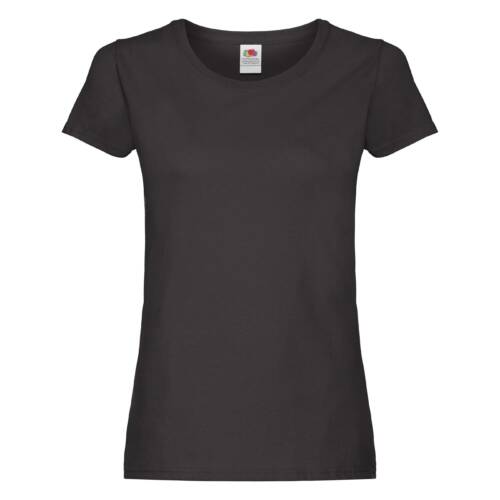 Fruit of the Loom Ladies Original T Ladies Original T – 2XL, Black-36