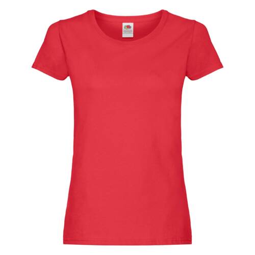 Fruit of the Loom Ladies Original T Ladies Original T – 2XL, Red-40