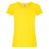 Fruit of the Loom Ladies Original T Ladies Original T – 2XL, Yellow-K2