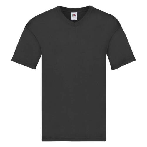 Fruit of the Loom Original V-Neck T Original V-Neck T – 2XL, Black-36