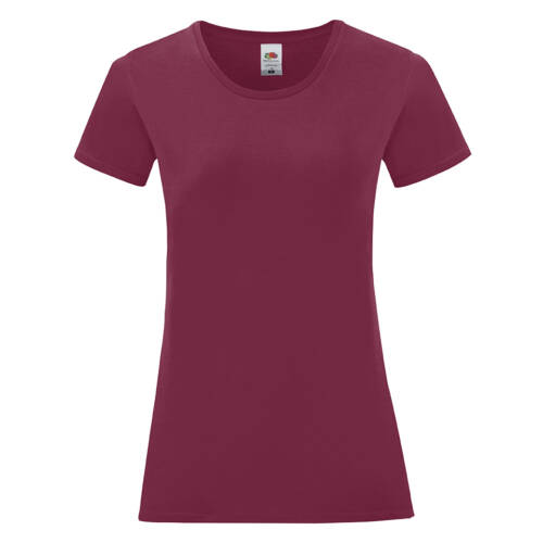 Fruit of the Loom Ladies Iconic 150 T Ladies Iconic 150 T – 2XL, Burgundy-41
