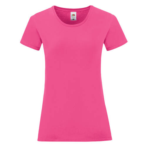 Fruit of the Loom Ladies Iconic 150 T Ladies Iconic 150 T – 2XL, Fuchsia-57