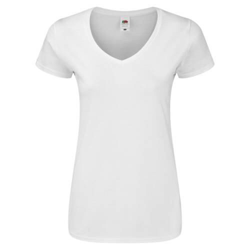 Fruit of the Loom Ladies Iconic 150 V-Neck T Ladies Iconic 150 V-Neck T – 2XL, White-30