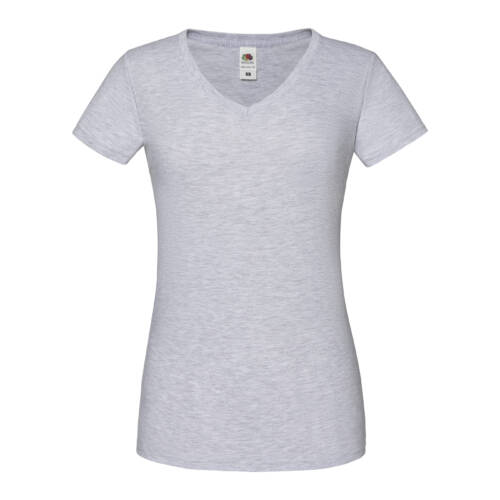 Fruit of the Loom Ladies Iconic 150 V-Neck T Ladies Iconic 150 V-Neck T – 2XL, Heather Grey-94