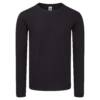 Fruit of the Loom Iconic 150 Classic Long Sleeve T Iconic 150 Classic Long Sleeve T – 2XL, Black-36