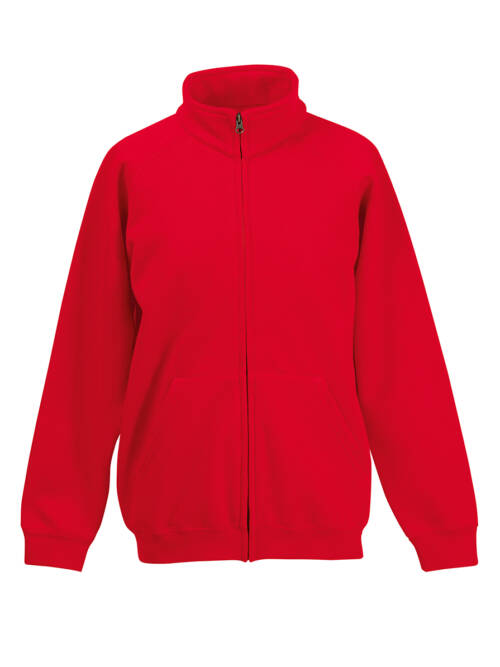 Fruit of the Loom Kids Classic Sweat Jacket 80/20 Kids Classic Sweat Jacket 80/20 – 116, rot-40