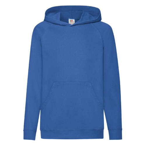 Fruit of the Loom Kids Lightweight Hooded Sweat Kids Lightweight Hooded Sweat – 116, Royal Blue-51