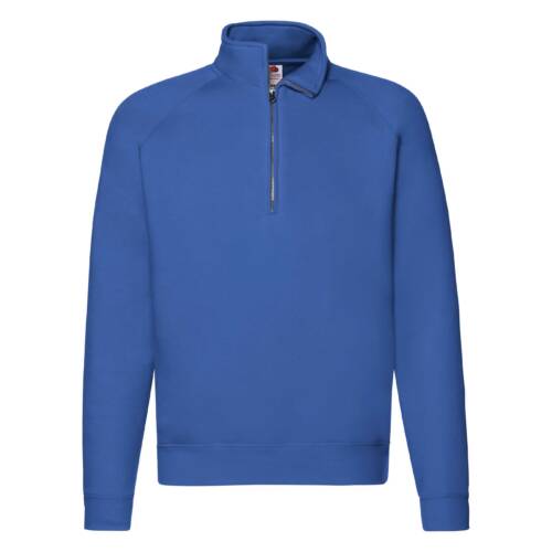 Fruit of the Loom Premium Zip Neck Sweat Premium Zip Neck Sweat – 2XL, Royal Blue-51