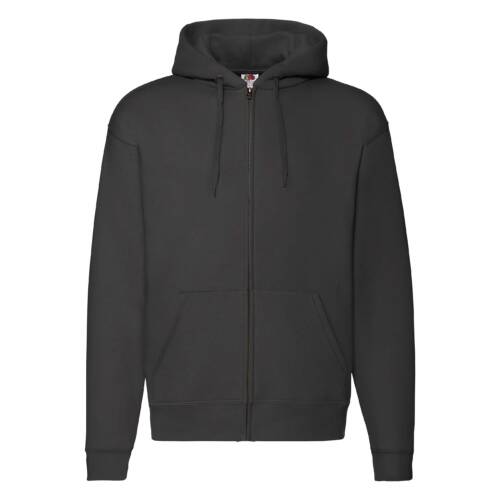 Fruit of the Loom Premium Hooded Sweat Jacket Premium Hooded Sweat Jacket – 2XL, Black-36