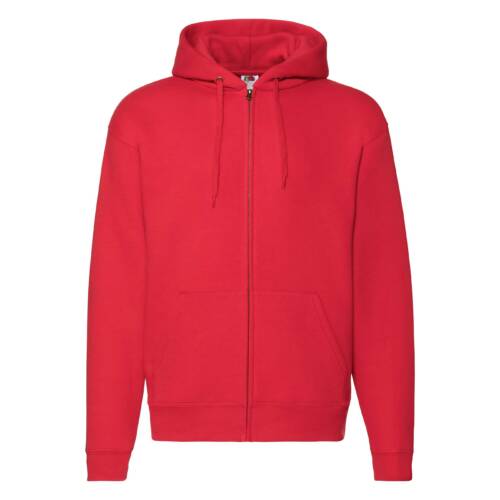 Fruit of the Loom Premium Hooded Sweat Jacket Premium Hooded Sweat Jacket – 2XL, Red-40