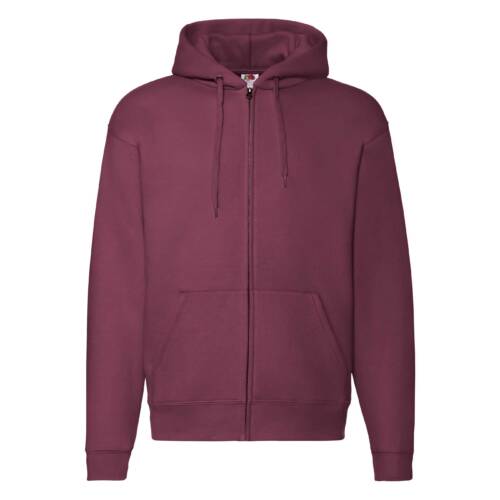 Fruit of the Loom Premium Hooded Sweat Jacket Premium Hooded Sweat Jacket – 2XL, Burgundy-41