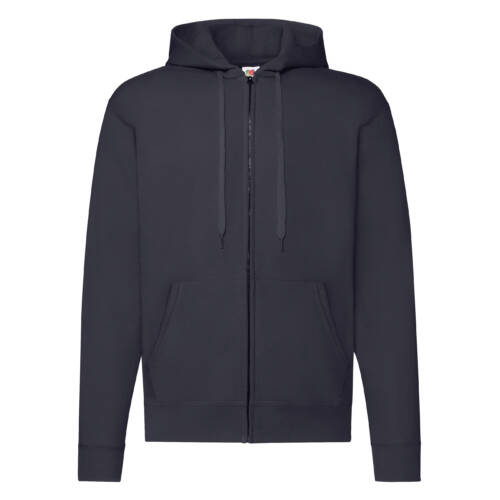 Fruit of the Loom Classic Hooded Sweat Jacket Classic Hooded Sweat Jacket – 2XL, Deep Navy-AZ