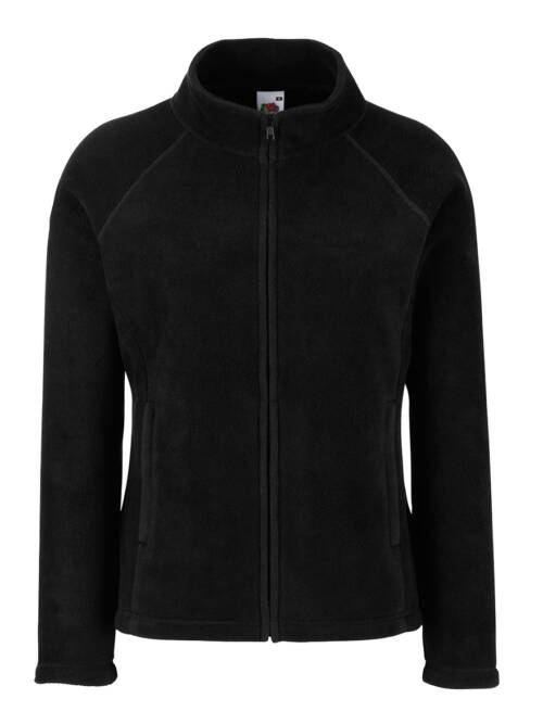 Fruit of the Loom Ladies Full Zip Fleece Ladies Full Zip Fleece – 2XL, schwarz-36