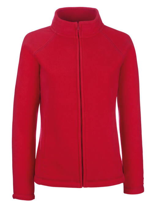 Fruit of the Loom Ladies Full Zip Fleece Ladies Full Zip Fleece – 2XL, rot-40