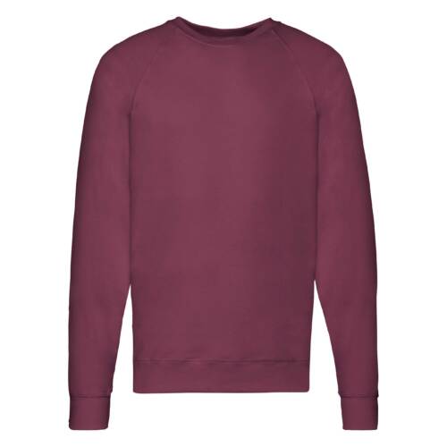 Fruit of the Loom Lightweight Raglan Sweat Lightweight Raglan Sweat – 2XL, Burgundy-41