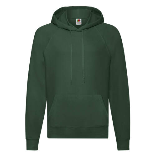 Fruit of the Loom Lightweight Hooded Sweat Lightweight Hooded Sweat – 2XL, Bottle Green-38